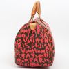 Louis Vuitton  Speedy Editions Limitées handbag  in brown and pink monogram canvas  and natural leather - Detail D6 thumbnail