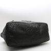 Chanel  Coco Cocoon travel bag  in black quilted canvas  and black leather - Detail D4 thumbnail