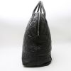 Chanel  Coco Cocoon travel bag  in black quilted canvas  and black leather - Detail D6 thumbnail