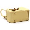 Borsa a tracolla Hermès  Lindy mini  in pelle togo Jaune Poussin - Detail D4 thumbnail