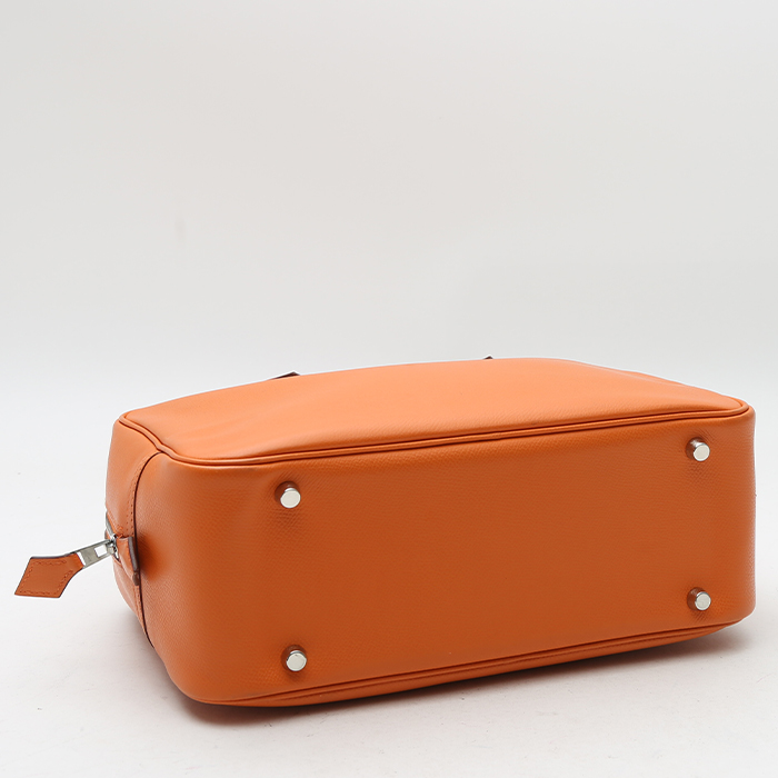 Borsa Hermès  Plume in pelle Epsom arancione - Detail D4