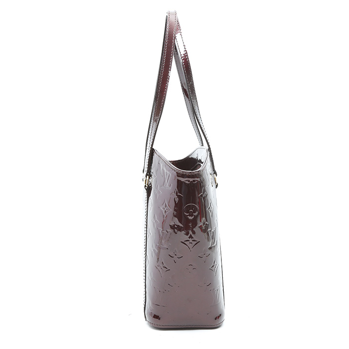 Borsa Louis Vuitton  Avalon Moyen Modèle in pelle verniciata monogram bordeaux - Detail D6