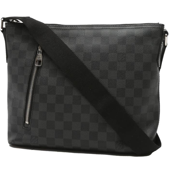 Louis Vuitton Black Canvas Adjustable Bag Shoulder Strap Louis