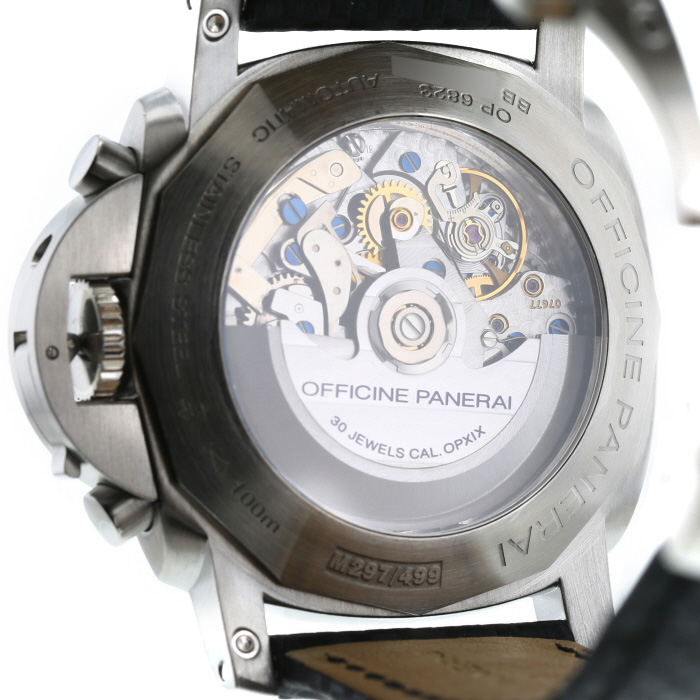 Panerai Luminor Flyback  in stainless steel Circa 2010 - Detail D3