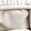 Bottega Veneta  Pouch handbag/clutch  in white smooth leather - Detail D3 thumbnail
