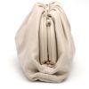 Bottega Veneta  Pouch handbag/clutch  in white smooth leather - Detail D6 thumbnail