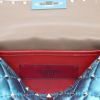 Bolso bandolera Valentino Garavani  Rockstud mini  en cuero acolchado azul metalizado - Detail D3 thumbnail