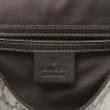 Gucci  Suprême GG shoulder bag  in beige monogram canvas  and brown leather - Detail D3 thumbnail
