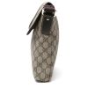Gucci  Suprême GG shoulder bag  in beige monogram canvas  and brown leather - Detail D6 thumbnail