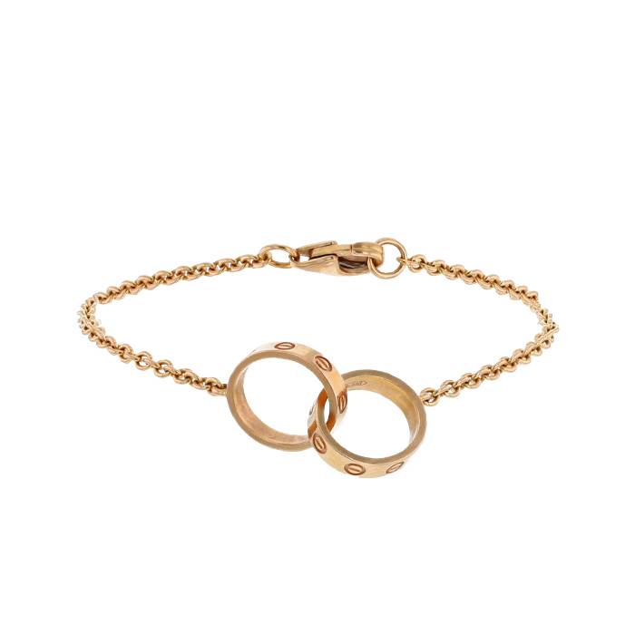 Cartier love hot sale interlocking bracelet