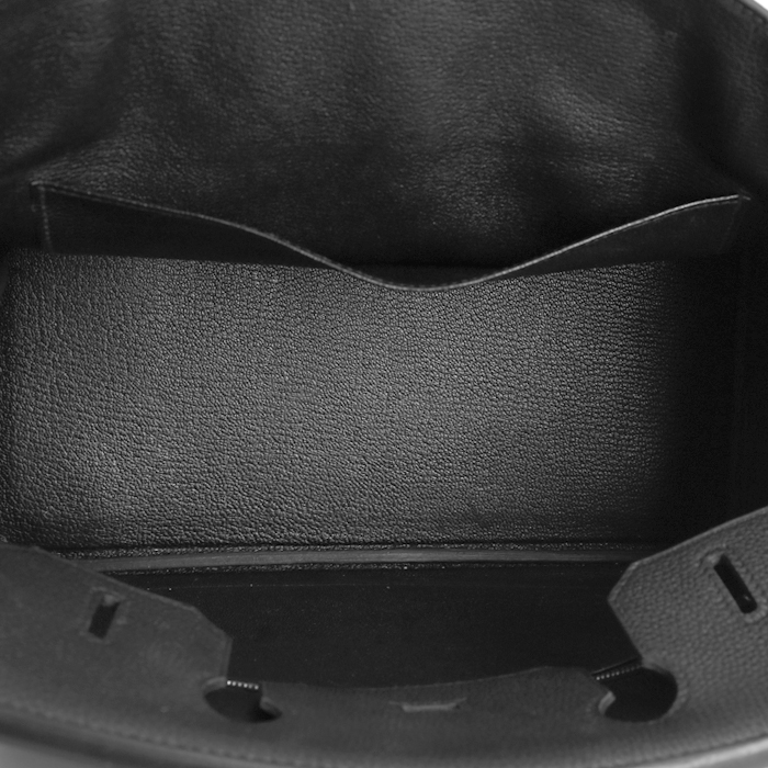 Hermès  Birkin 30 cm handbag  in black togo leather - Detail D2