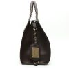 Gucci  Stirrup handbag  in brown leather - Detail D6 thumbnail