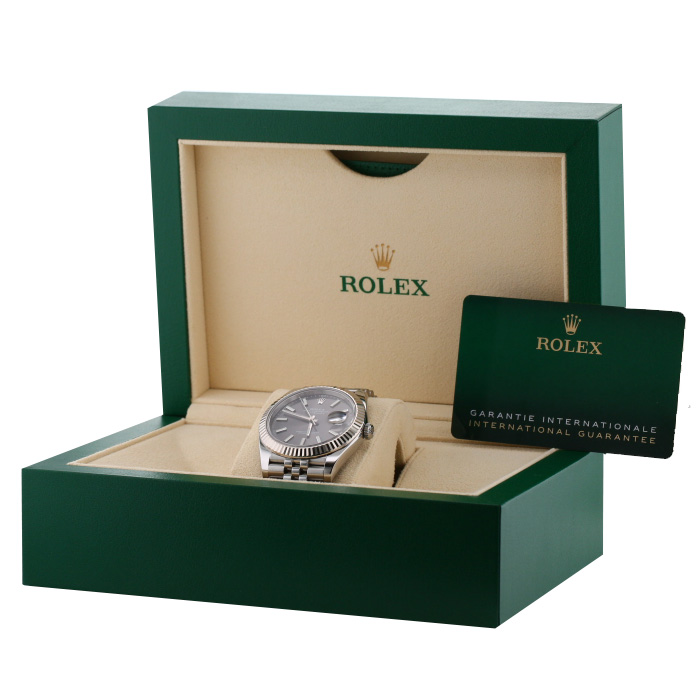 Reloj Rolex Datejust 41 de oro blanco 18k y acero Ref: Rolex - 126334  Circa 2022 - Detail D2