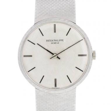 Montre Patek Philippe Calatrava en or blanc Ref: Patek Philippe - 3468  Vers 1970
