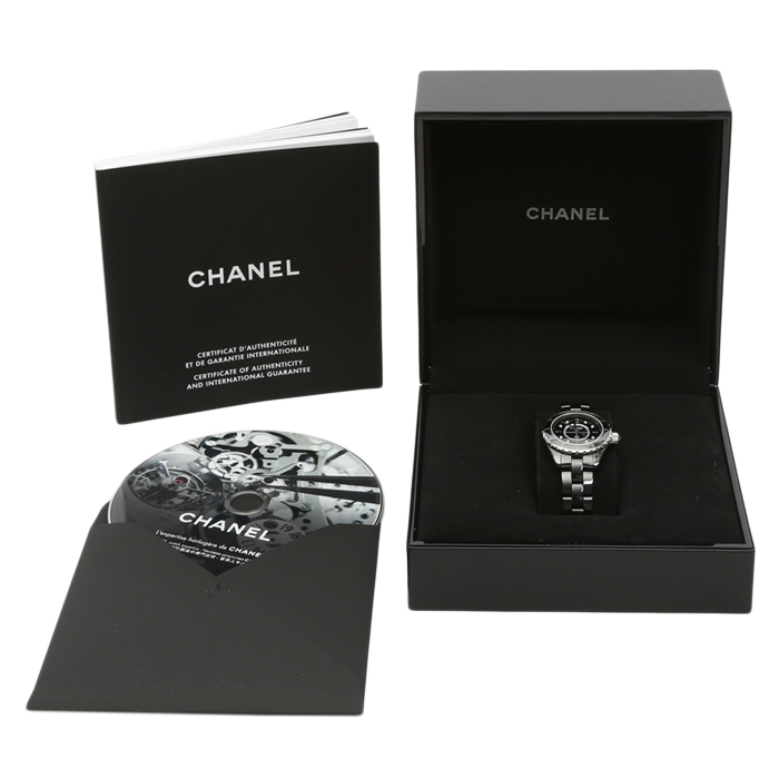 Reloj Chanel J12 Joaillerie de cerámica negra Ref: Chanel - H2569  Circa 2015 - Detail D2