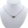 Collier Dinh Van Menottes en or blanc et diamants - 360 thumbnail