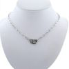 Dinh Van Menottes necklace in white gold and diamonds - 360 thumbnail