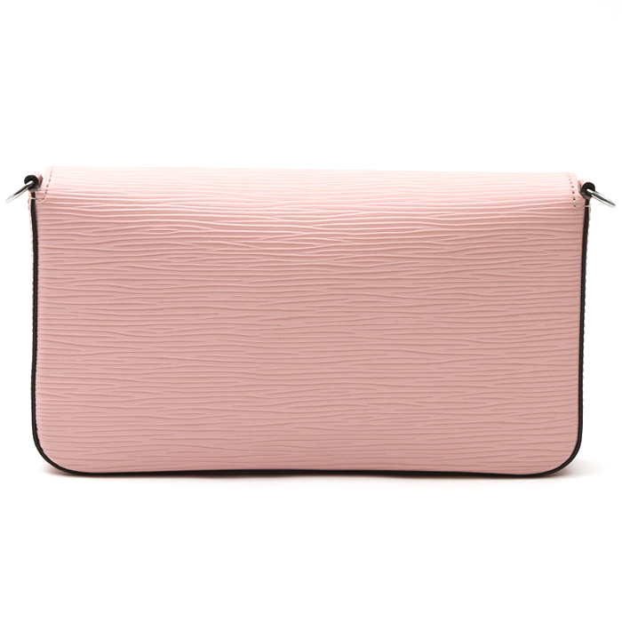Louis Vuitton  Félicie shoulder bag  in pink epi leather - Detail D7