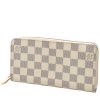 Louis Vuitton  Zippy wallet  in azur damier canvas - 00pp thumbnail