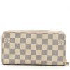 Louis Vuitton  Zippy wallet  in azur damier canvas - Detail D7 thumbnail