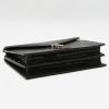 Borsa a tracolla Saint Laurent  Cassandre modello medio  in pelle nera - Detail D4 thumbnail