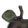 Claude Lalanne, “Pomme-bouche” brooch in patinated bronze, Arthus-Bertrand editions, signed, from the 1990’s - Detail D2 thumbnail