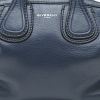 Givenchy  Nightingale mini  shoulder bag  in dark blue grained leather - Detail D1 thumbnail