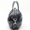 Givenchy  Nightingale mini  shoulder bag  in dark blue grained leather - Detail D6 thumbnail