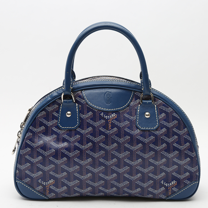 Borsa Goyard  Saint Jeanne in tela Goyardine blu e pelle blu - Detail D7