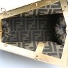 Pochette Fendi  First Petit in pitone grigio - Detail D2 thumbnail