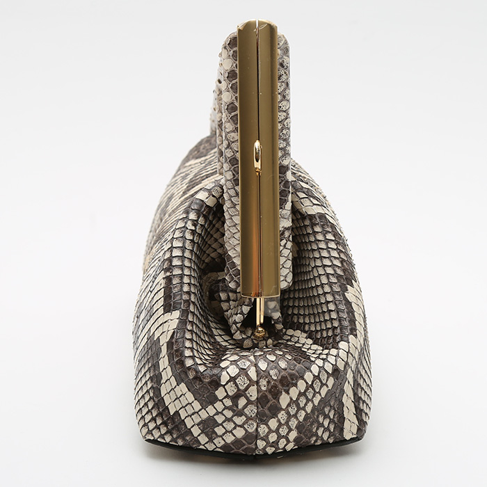 Fendi  First Petit pouch  in grey python - Detail D6