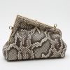 Pochette Fendi  First Petit in pitone grigio - Detail D7 thumbnail