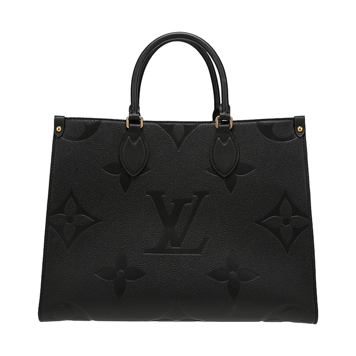 Shopping bag Louis Vuitton  Onthego modello medio  in pelle monogram nera - Detail D2