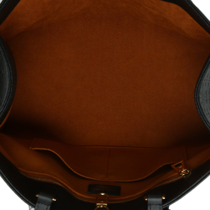 Sac cabas Louis Vuitton  Onthego moyen modèle  en cuir monogram noir - Detail D8