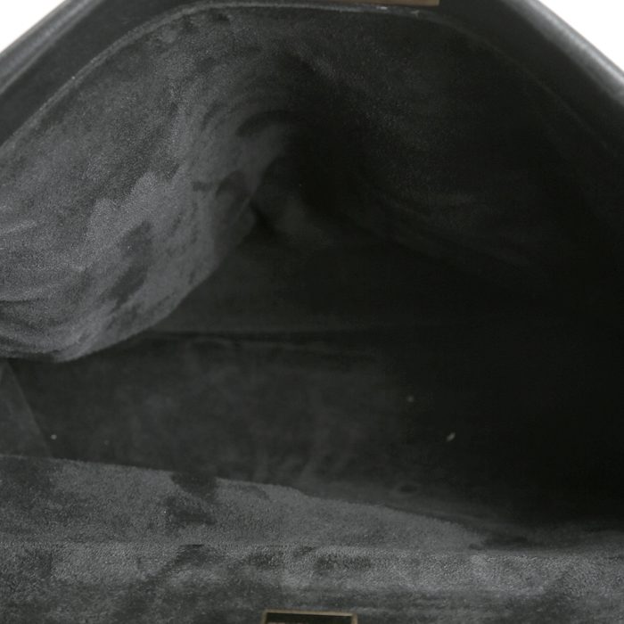 Fendi  Peekaboo handbag  in black leather - Detail D2