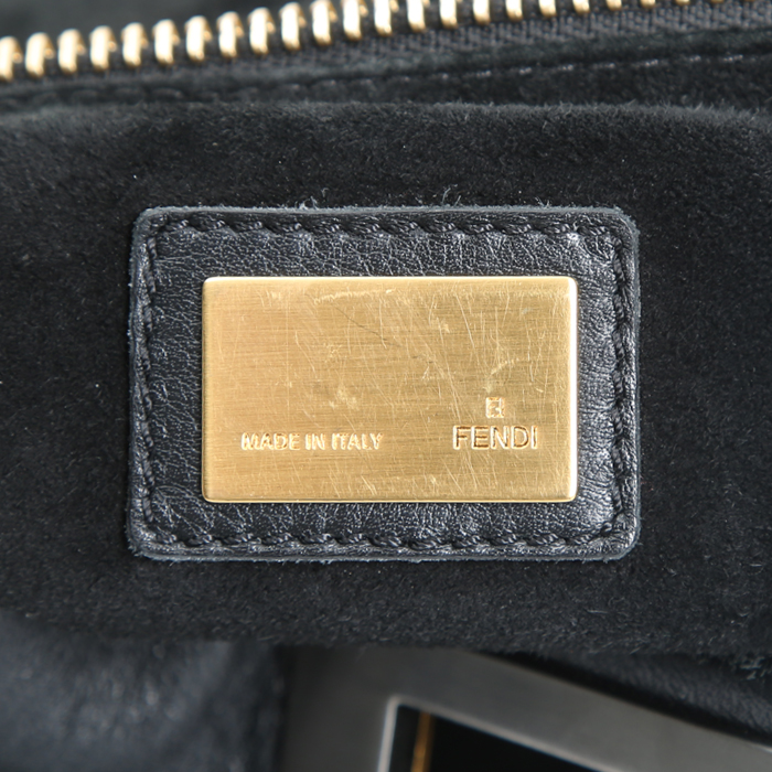 Borsa Fendi  Peekaboo in pelle nera - Detail D3