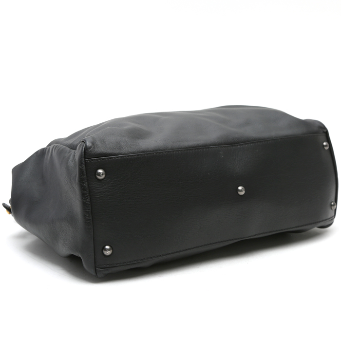 Borsa Fendi  Peekaboo in pelle nera - Detail D4