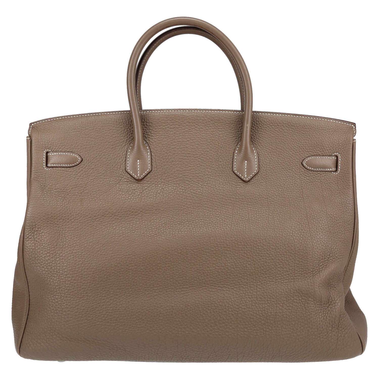 Sac à main Hermès  Birkin 40 cm en cuir togo étoupe - Detail D7