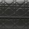 Dior  Wallet on Chain in black leather cannage - Detail D1 thumbnail