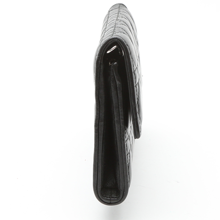 Dior Wallet on Chain in black leather cannage - Detail D6