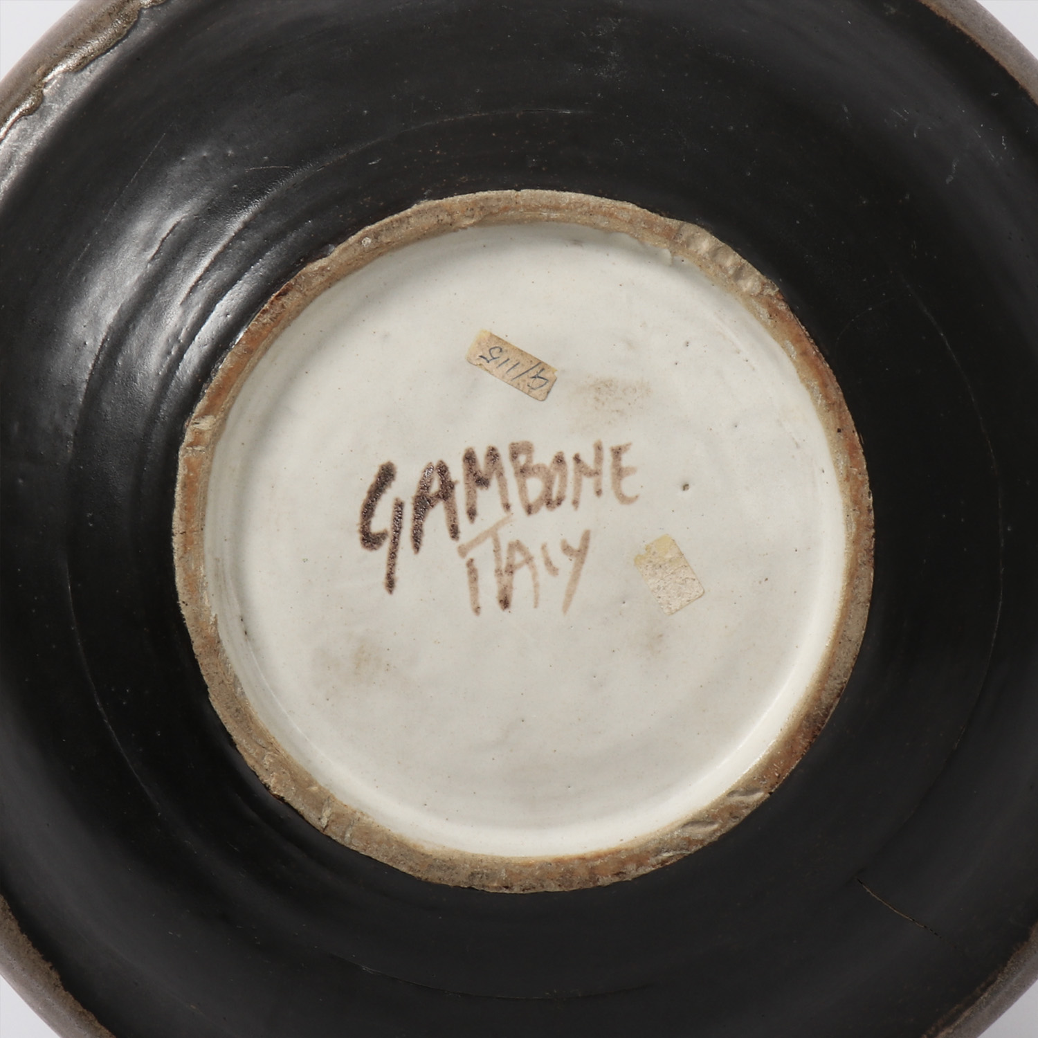 Bruno Gambone, grand vase, majolique émaillée, signée, années 1960 - Detail D3