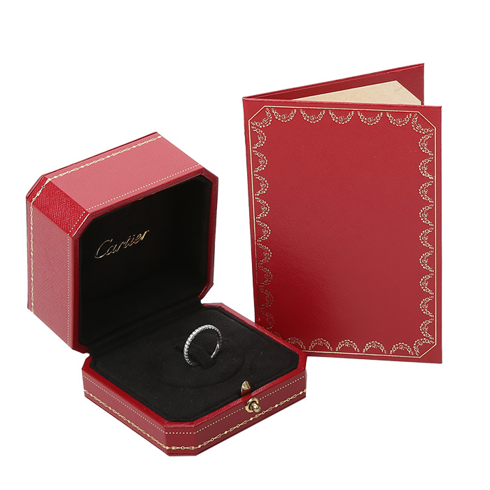 Alianza Cartier Etincelle de oro blanco y diamantes - Detail D2