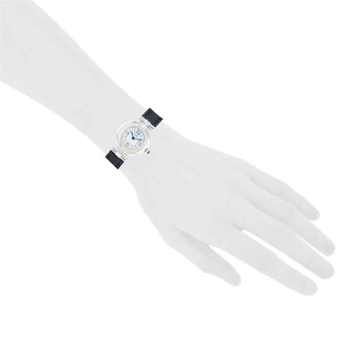 Orologio Cartier Must Colisée in argento Ref: Cartier - 2411  Circa 1990 - Detail D1