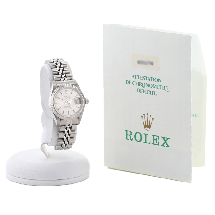 Montre Rolex Datejust Lady en or et acier Ref: Rolex - 69174  Vers 1987 - Detail D2