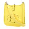 Borsa a tracolla Hermès  Mini Evelyne in pelle togo Jaune Limoncello - 00pp thumbnail