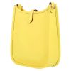 Hermès  Mini Evelyne shoulder bag  in Jaune Limoncello togo leather - Detail D5 thumbnail