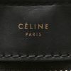 Bolso de mano Celine  Trapeze modelo mediano  en cuero beige y negro y lona beige - Detail D3 thumbnail