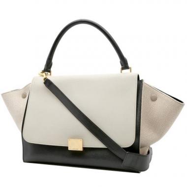 CELINE Belt Bag Micro Leather 2way handbag Beige Celine