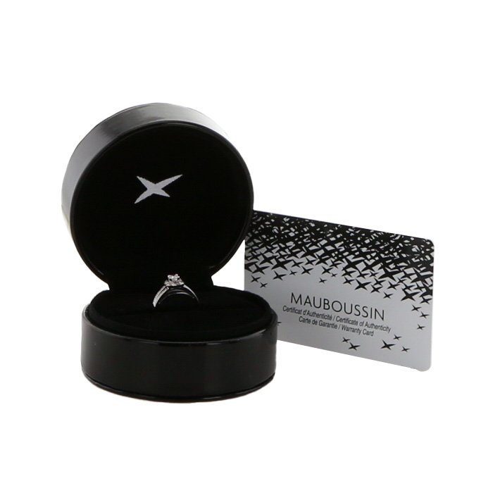 Bague Mauboussin Chance Of Love en or blanc et diamants - Detail D2