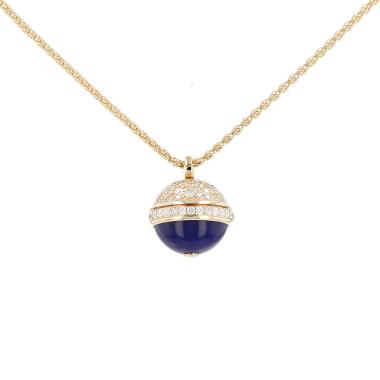 Sautoir Piaget Possession en or rose, diamants et lapis-lazuli